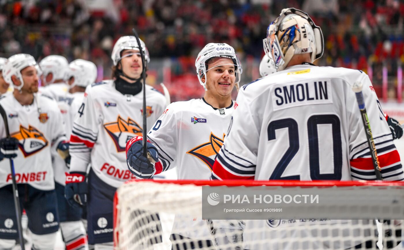 Хоккей. КХЛ. "Спартак" (Москва) - "Металлург" (Магнитогорск)