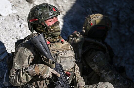 Боевое слаживание штурмовых подразделений группировки войск "Центр" в зоне СВО