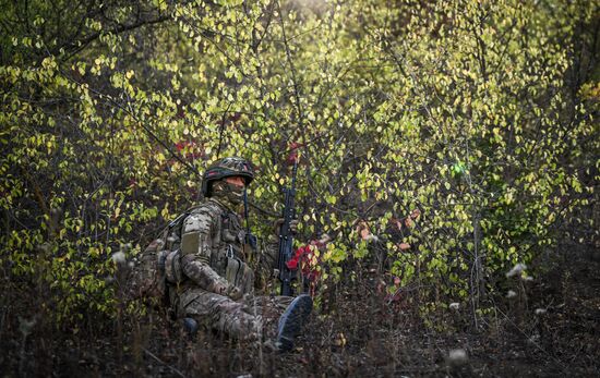 Боевое слаживание штурмовых подразделений группировки войск "Центр" в зоне СВО