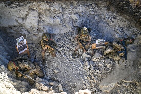 Боевое слаживание штурмовых подразделений группировки войск "Центр" в зоне СВО