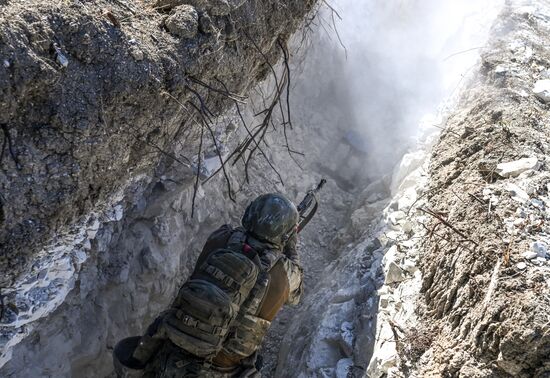 Боевое слаживание штурмовых подразделений группировки войск "Центр" в зоне СВО