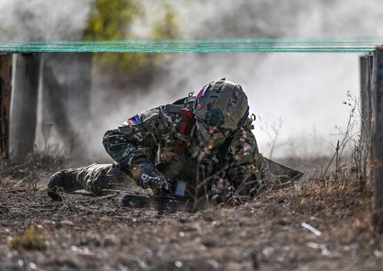 Боевое слаживание штурмовых подразделений группировки войск "Центр" в зоне СВО