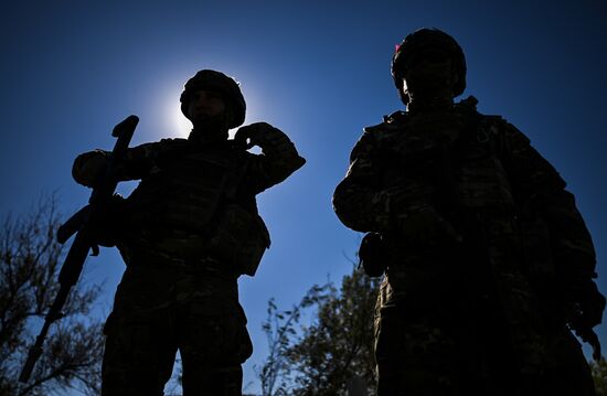 Боевое слаживание штурмовых подразделений группировки войск "Центр" в зоне СВО