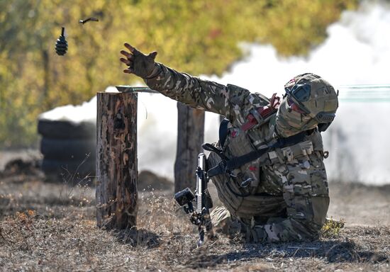 Боевое слаживание штурмовых подразделений группировки войск "Центр" в зоне СВО