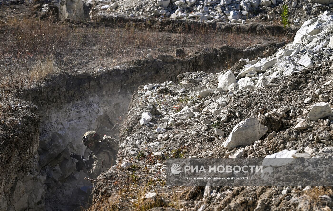 Боевое слаживание штурмовых подразделений группировки войск "Центр" в зоне СВО