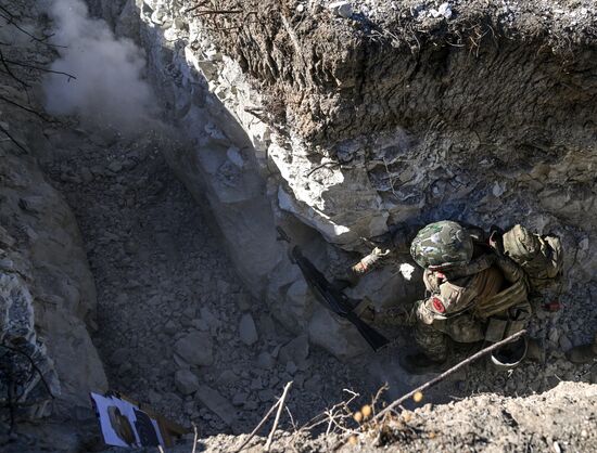Боевое слаживание штурмовых подразделений группировки войск "Центр" в зоне СВО