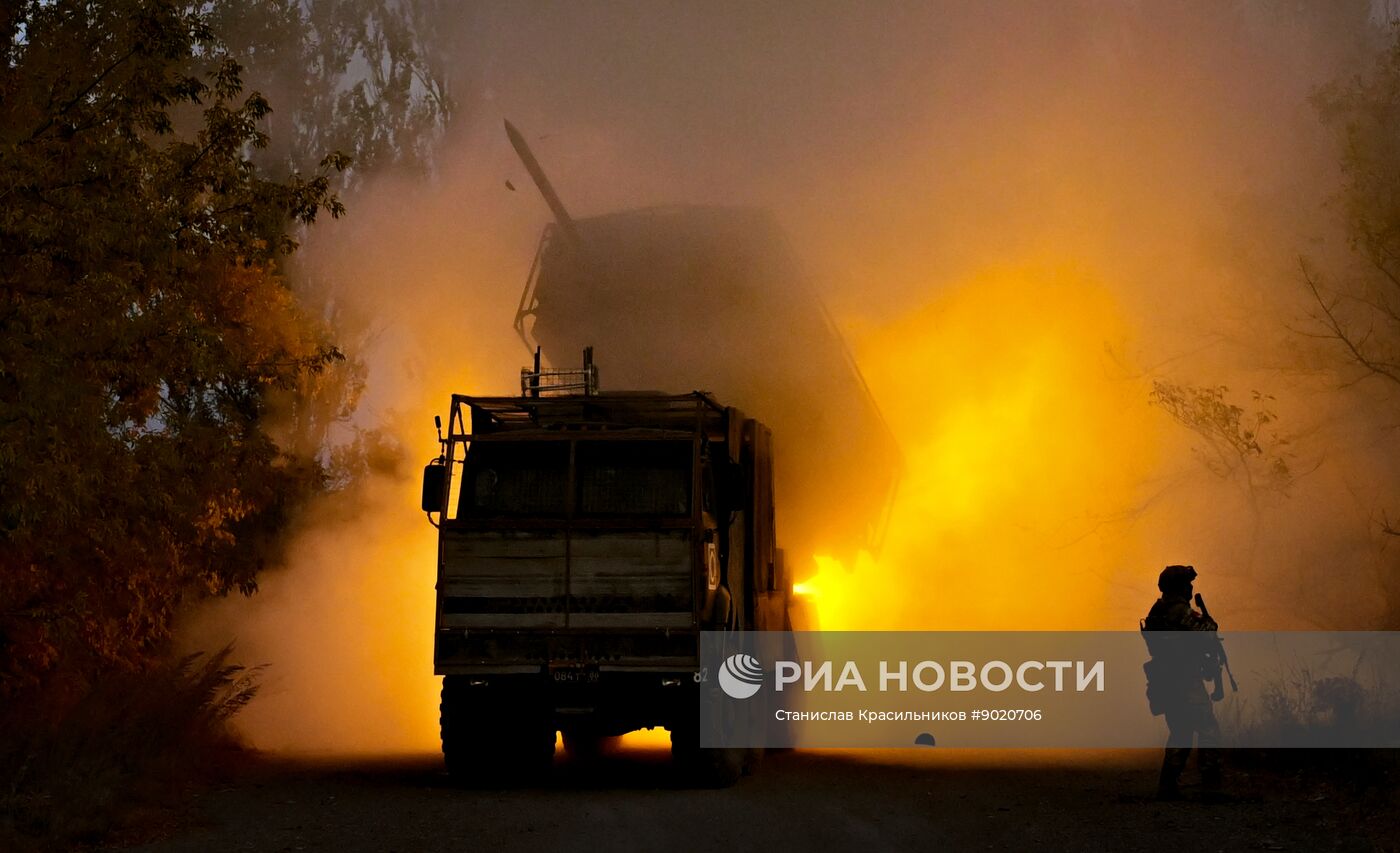Боевая работа системы дистанционного минирования "Земледелие" группировки войск "Центр"