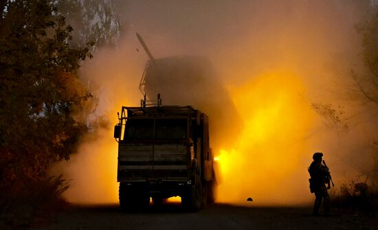 Боевая работа системы дистанционного минирования "Земледелие" группировки войск "Центр"