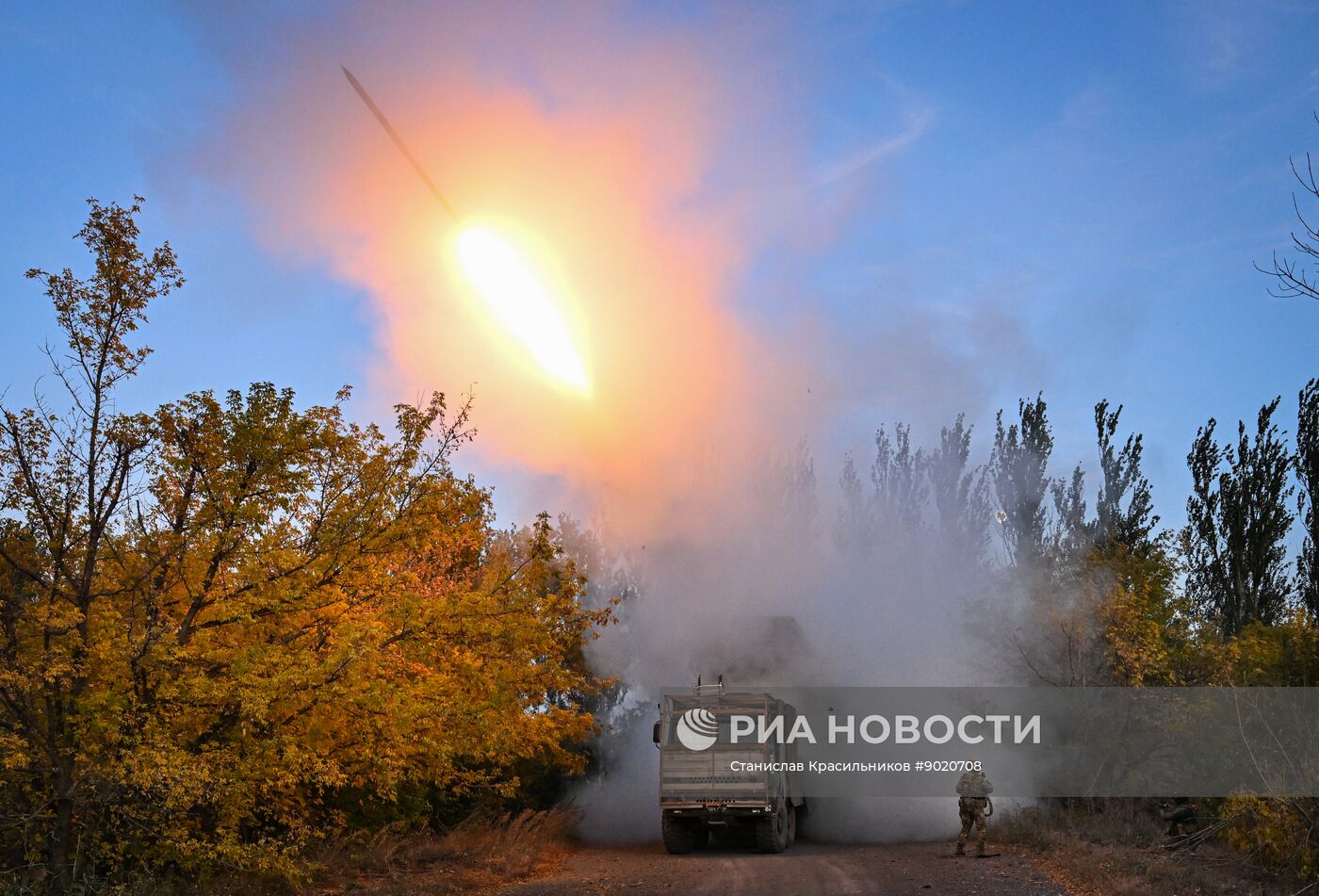 Боевая работа системы дистанционного минирования "Земледелие" группировки войск "Центр"