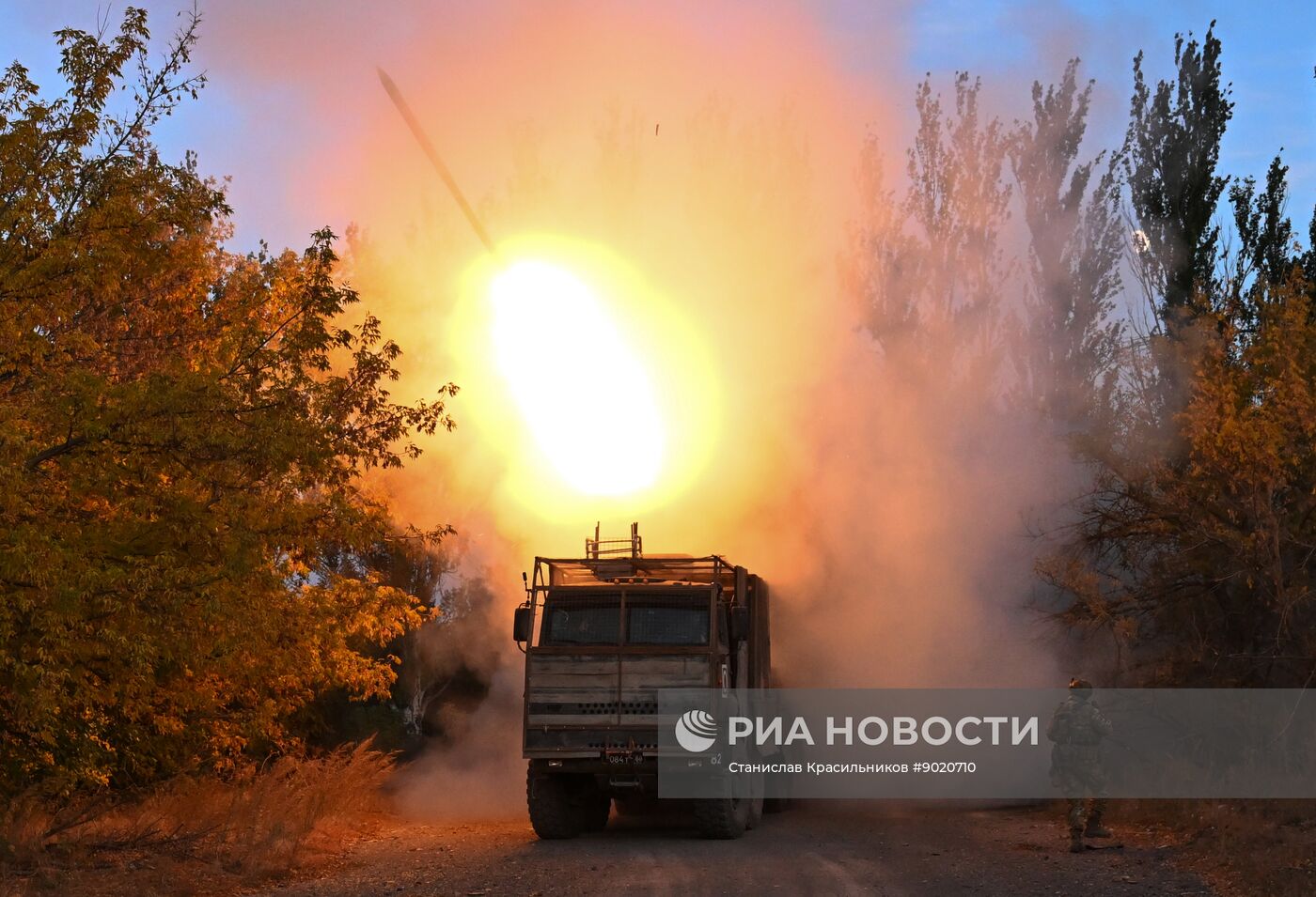 Боевая работа системы дистанционного минирования "Земледелие" группировки войск "Центр"