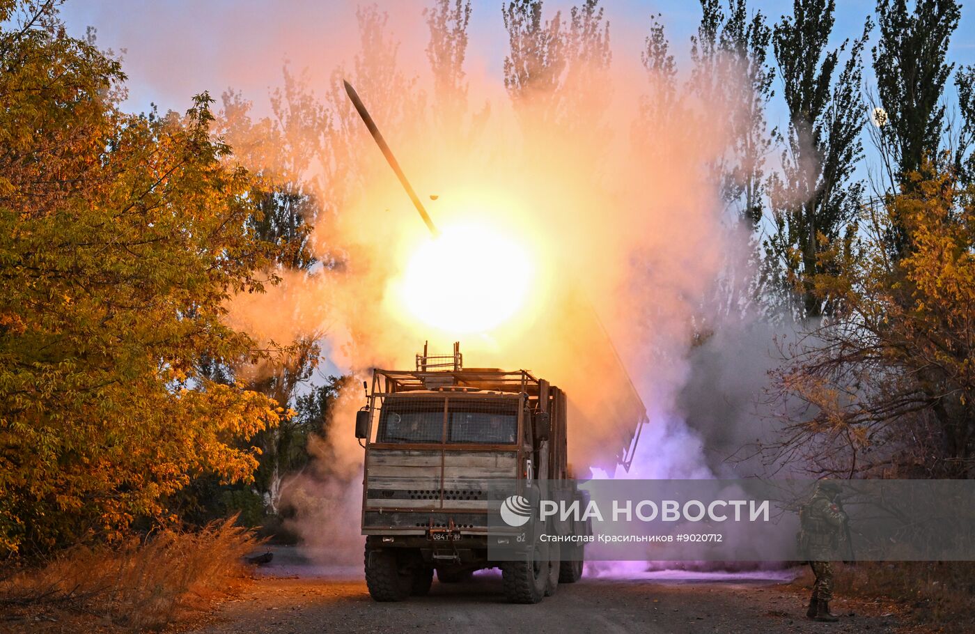 Боевая работа системы дистанционного минирования "Земледелие" группировки войск "Центр"