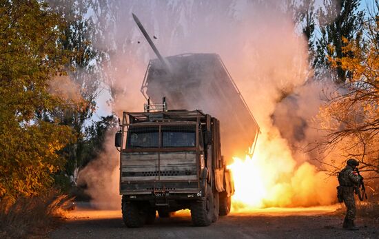 Боевая работа системы дистанционного минирования "Земледелие" группировки войск "Центр"