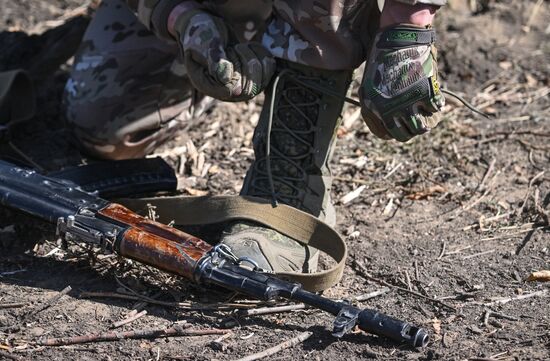Боевое слаживание военнослужащих группировки войск "Центр"