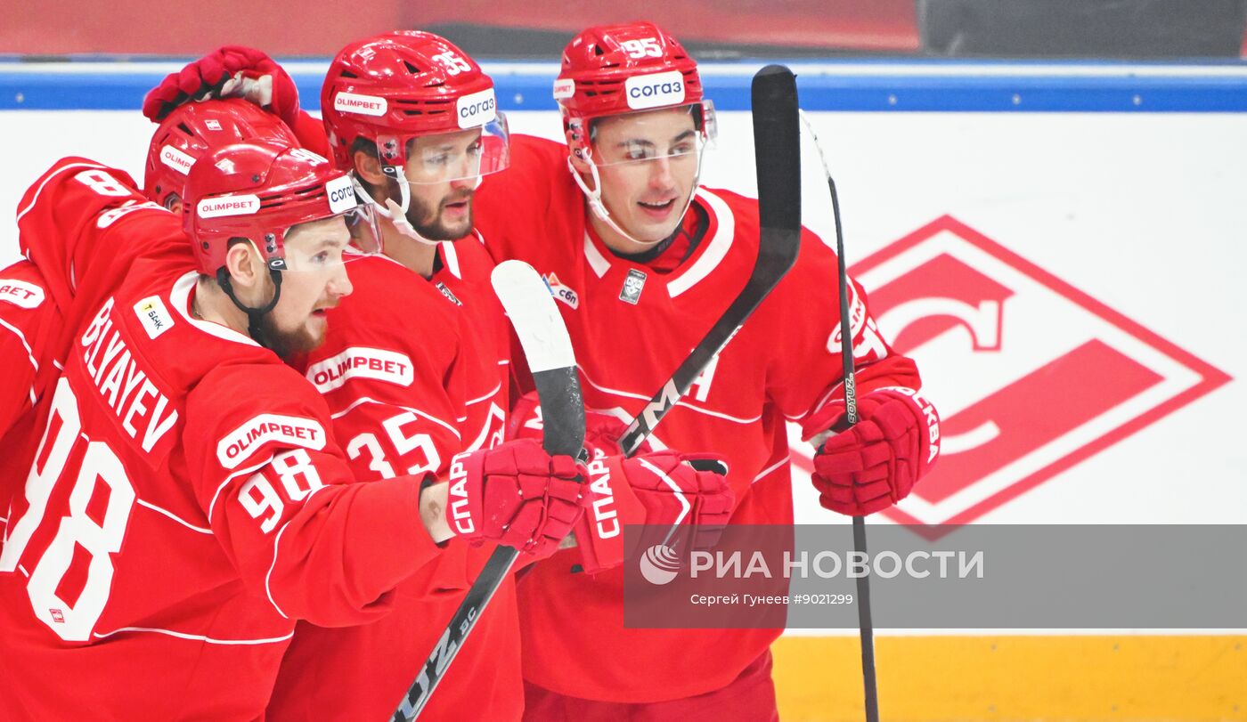 Хоккей. КХЛ. "Спартак" (Москва) - "Драконы" (Шанхай)