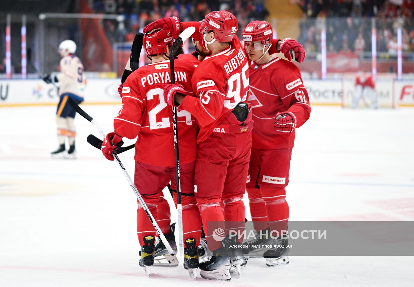 Хоккей. КХЛ. "Спартак" (Москва) - "Драконы" (Шанхай)