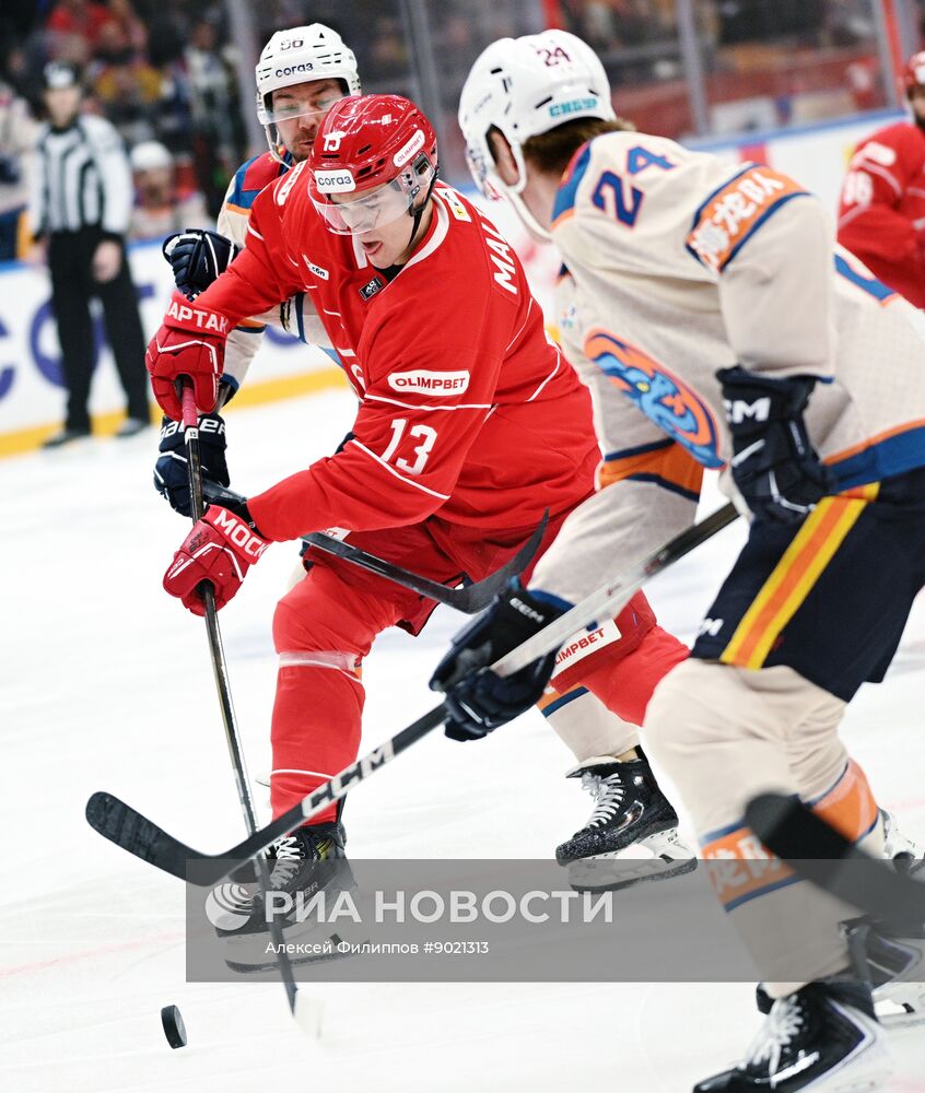 Хоккей. КХЛ. "Спартак" (Москва) - "Драконы" (Шанхай)