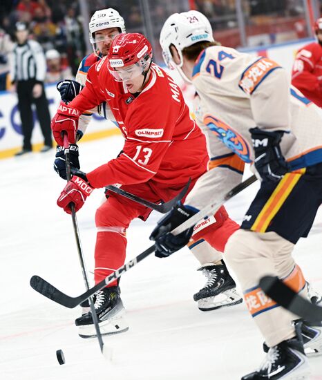 Хоккей. КХЛ. "Спартак" (Москва) - "Драконы" (Шанхай)