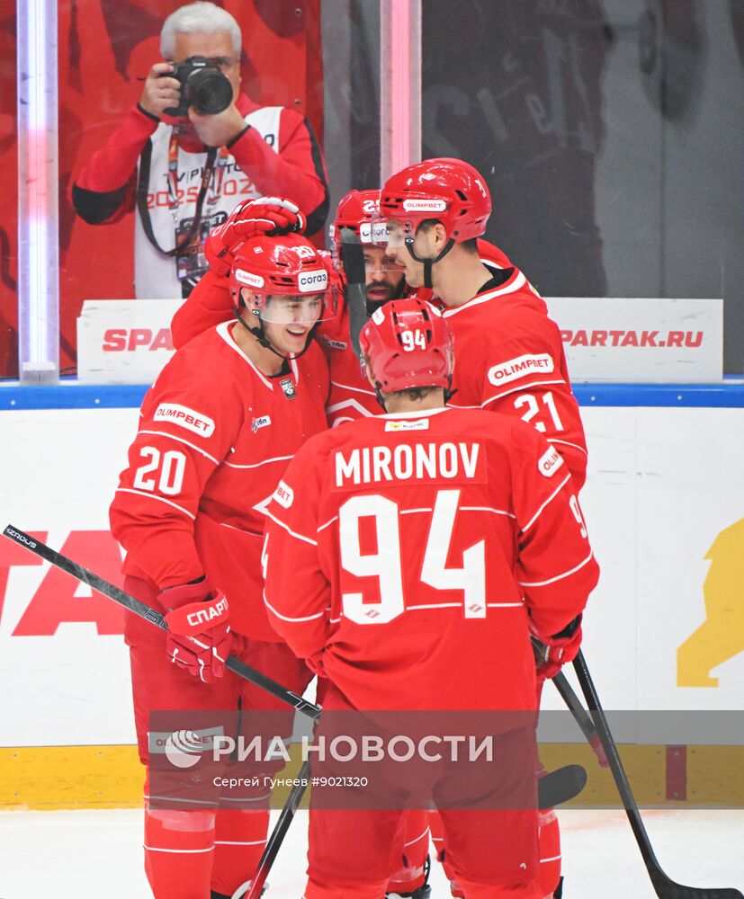 Хоккей. КХЛ. "Спартак" (Москва) - "Драконы" (Шанхай)