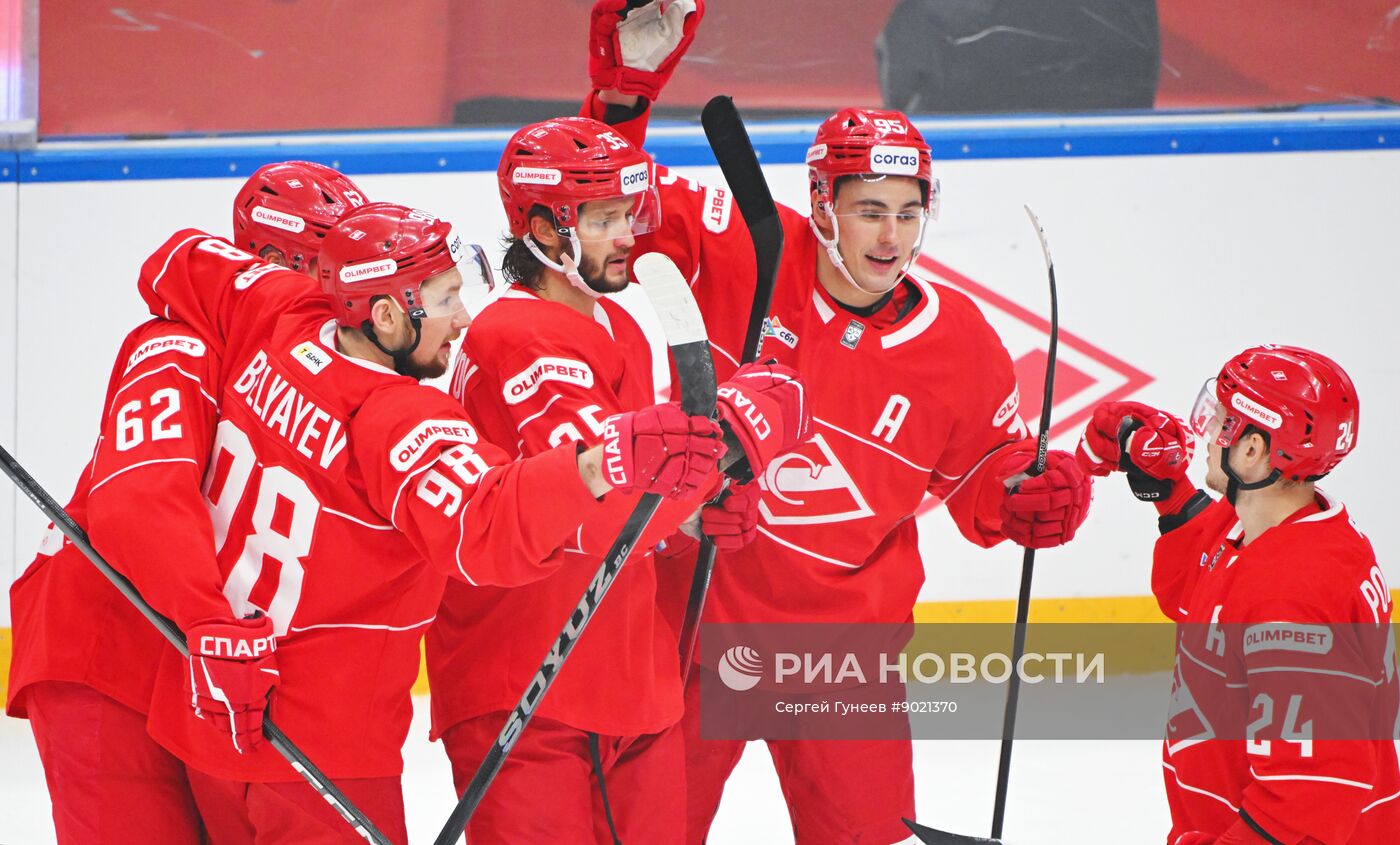 Хоккей. КХЛ. "Спартак" (Москва) - "Драконы" (Шанхай)