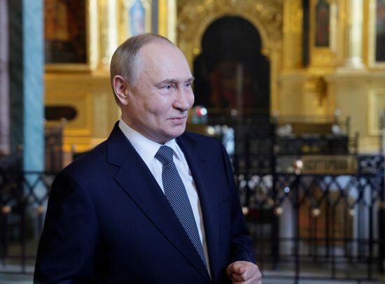 Рабочая поездка президента Владимира Путина в Санкт-Петербург