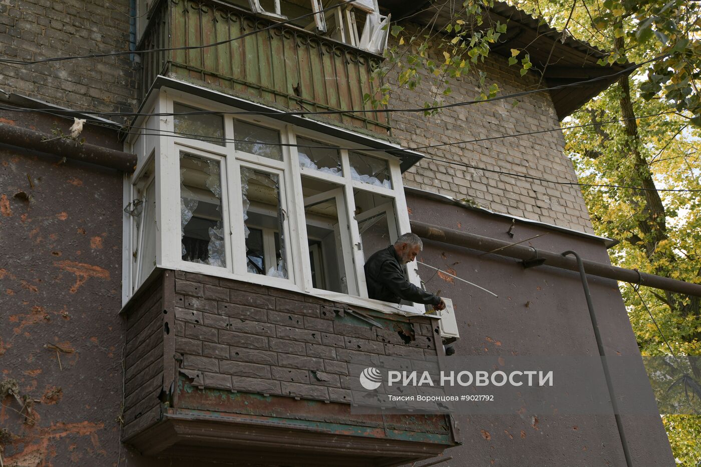 Обстрел Кировского района в Донецке