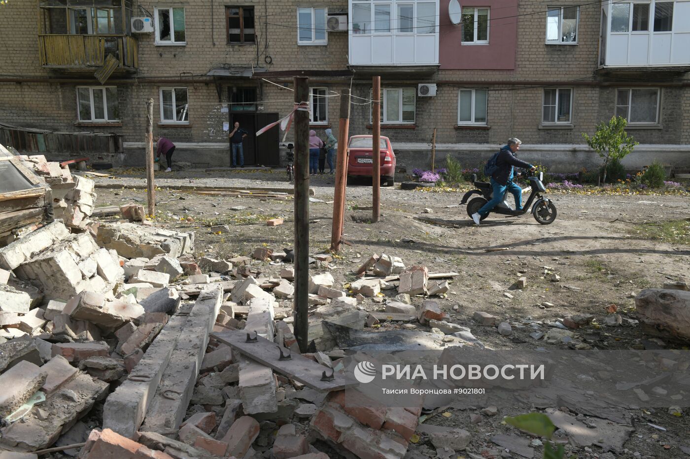 Обстрел Кировского района в Донецке