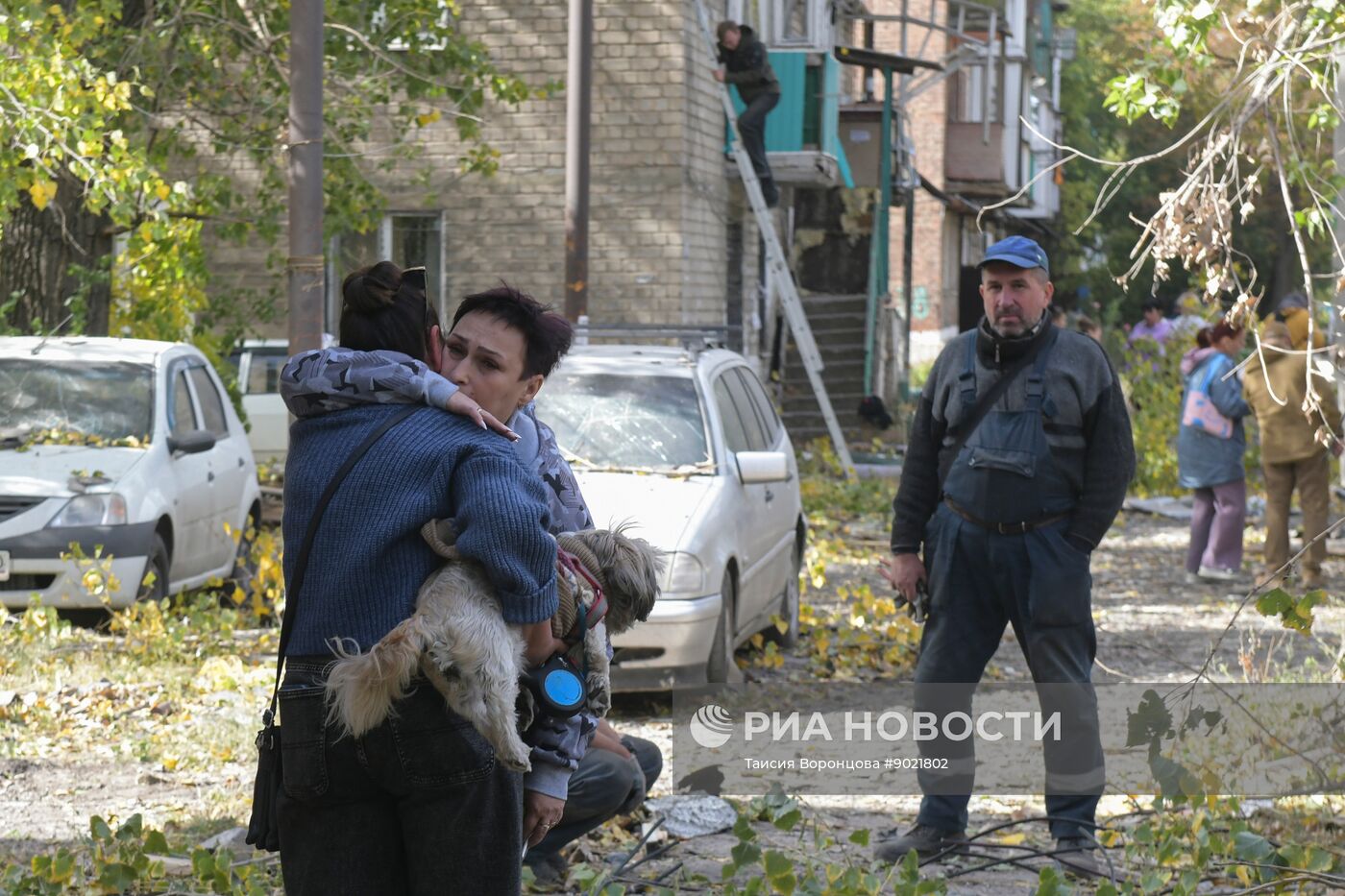 Обстрел Кировского района в Донецке