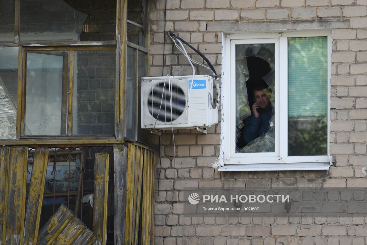 Обстрел Кировского района в Донецке