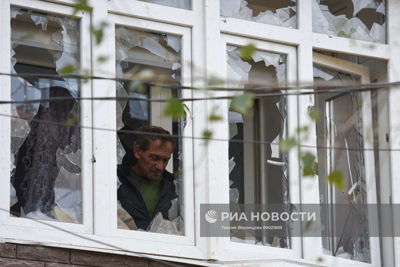 Обстрел Кировского района в Донецке