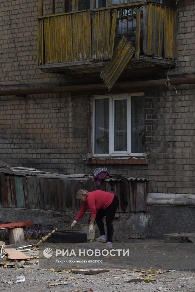 Обстрел Кировского района в Донецке