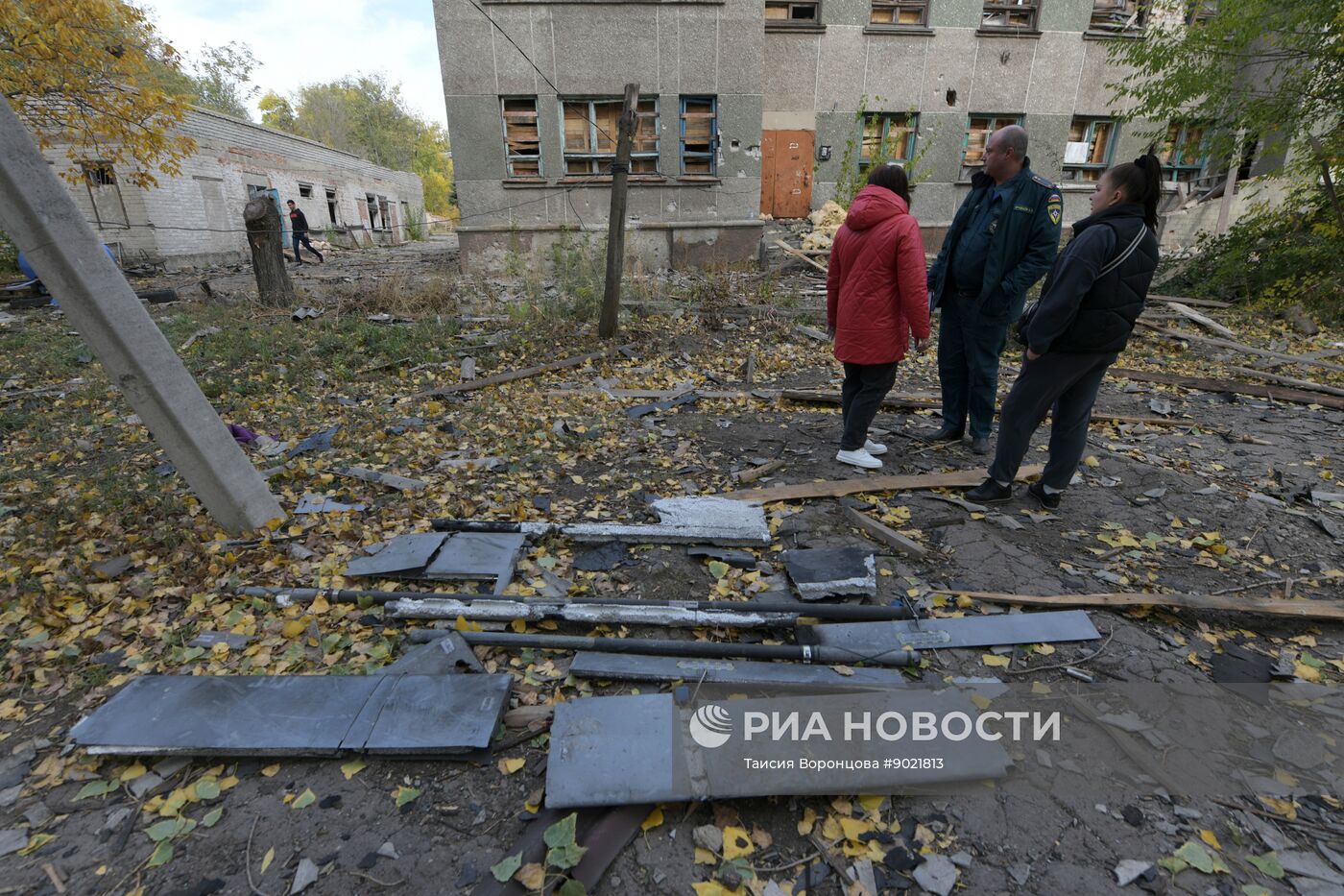 Обстрел Кировского района в Донецке