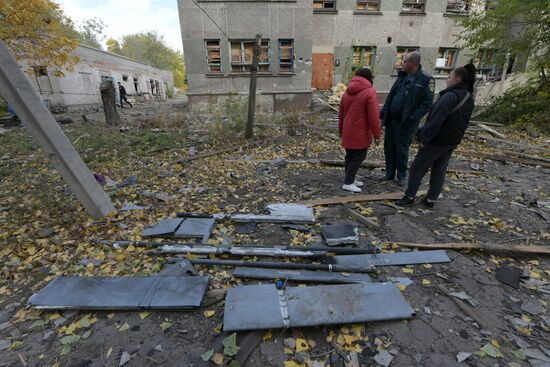 Обстрел Кировского района в Донецке