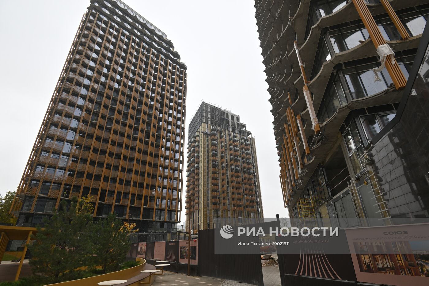 Строительство жилого комплекса "Союз" в Москве