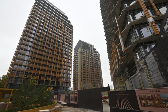 Строительство жилого комплекса "Союз" в Москве