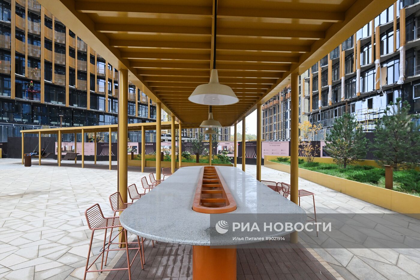 Строительство жилого комплекса "Союз" в Москве