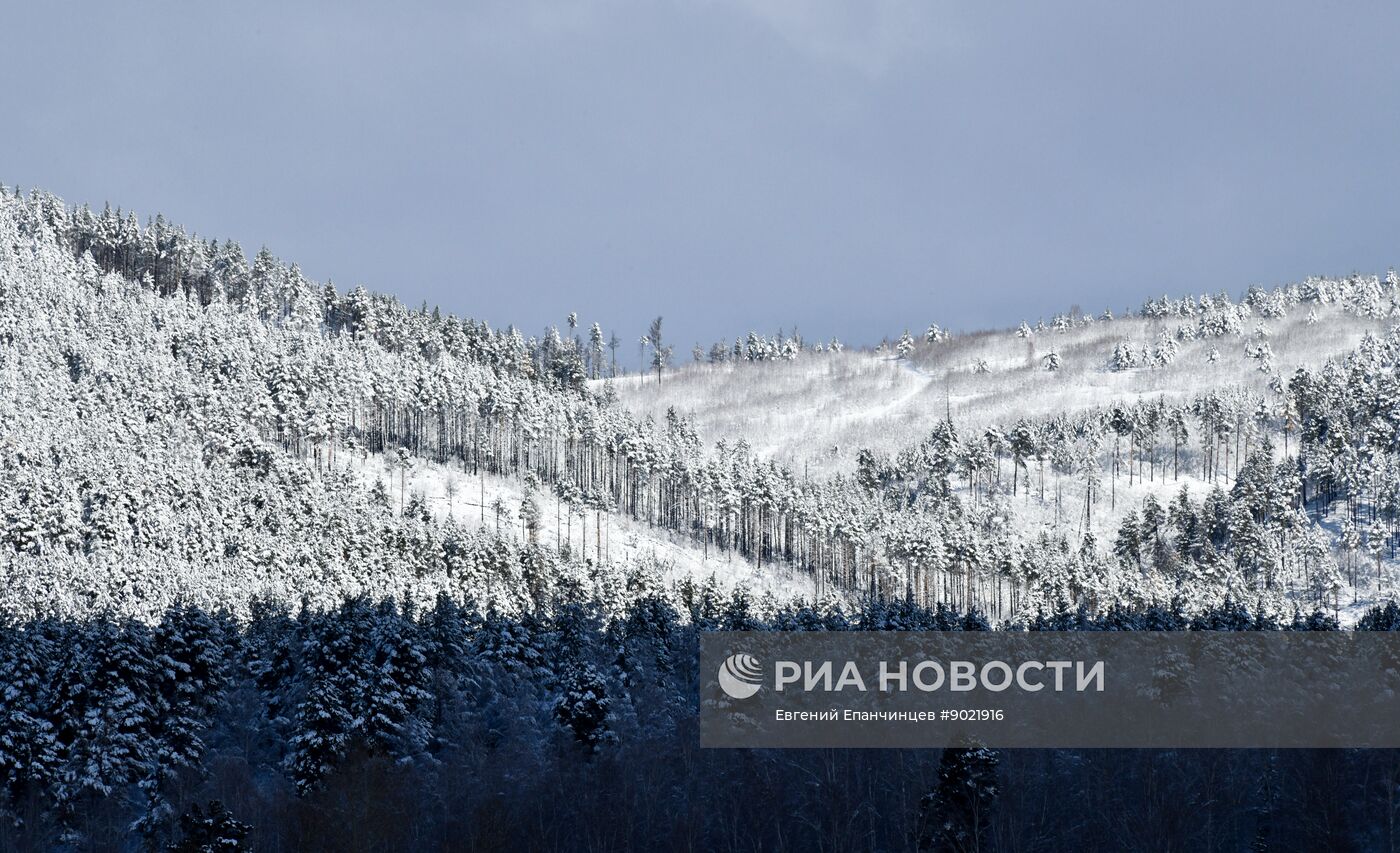 В Забайкалье выпал первый снег