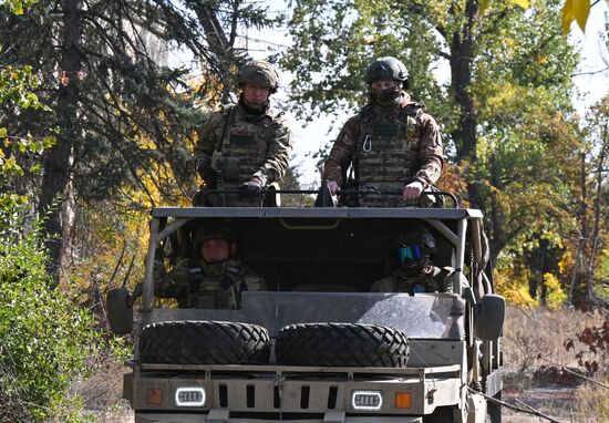 Боевая работа связистов группировки войск "Центр"