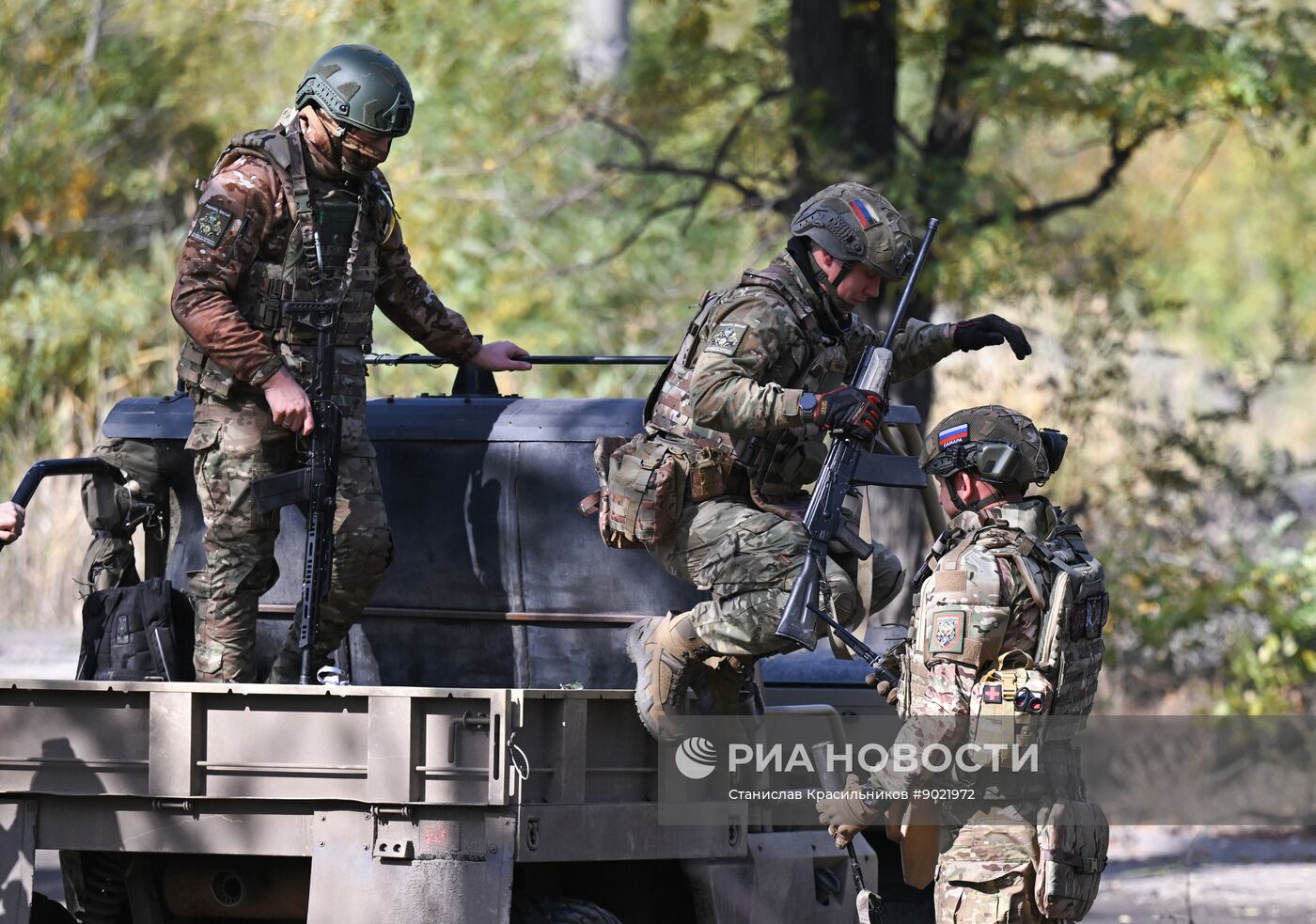Боевая работа связистов группировки войск "Центр"