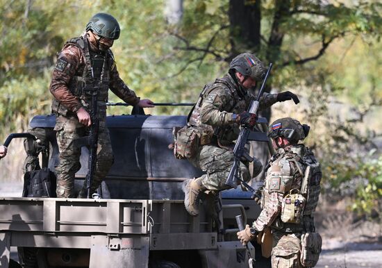 Боевая работа связистов группировки войск "Центр"