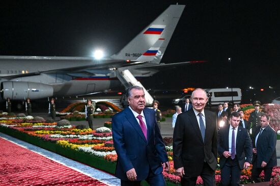 Государственный визит президента Владимира Путина в Таджикистан 