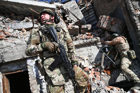 Боевая работа связистов группировки войск "Центр" в зоне СВО