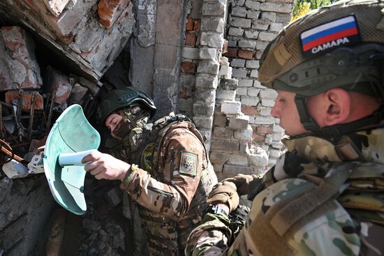 Боевая работа связистов группировки войск "Центр"