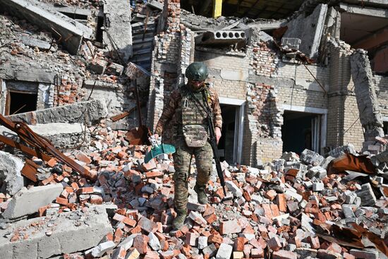 Боевая работа связистов группировки войск "Центр"