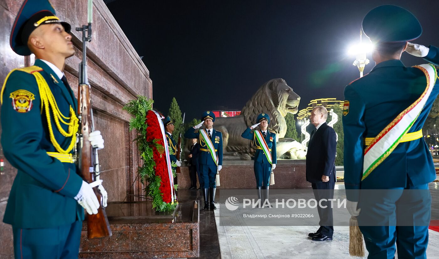 Государственный визит президента Владимира Путина в Таджикистан 