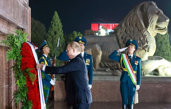 Государственный визит президента Владимира Путина в Таджикистан 