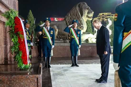 Государственный визит президента Владимира Путина в Таджикистан 