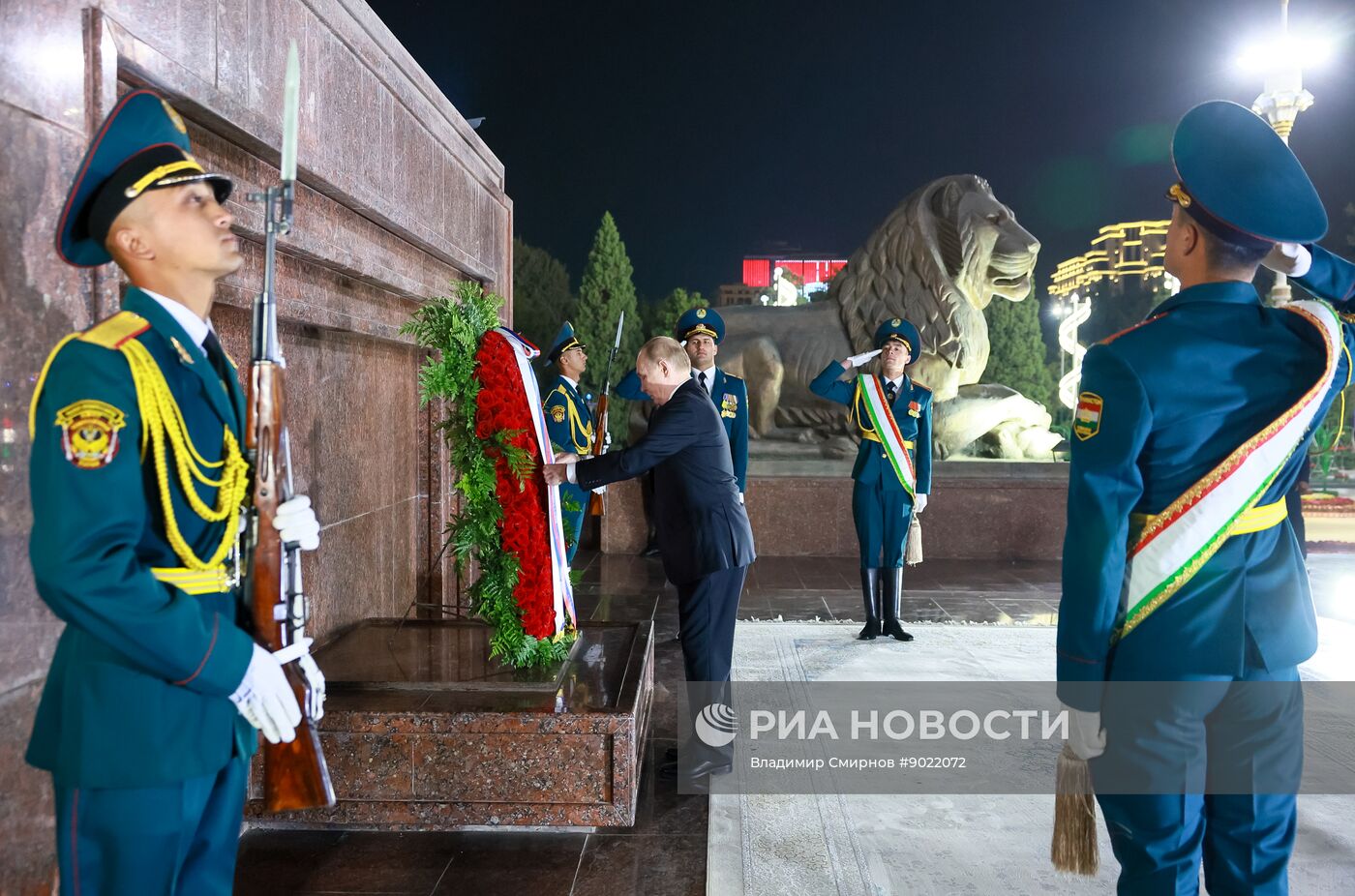 Государственный визит президента Владимира Путина в Таджикистан