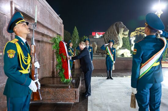 Государственный визит президента Владимира Путина в Таджикистан 