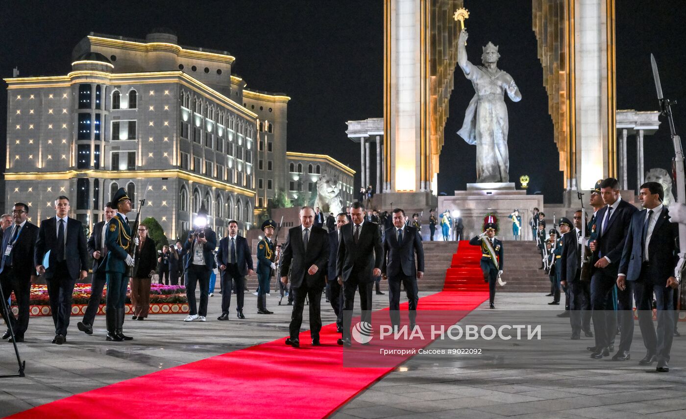 Государственный визит президента Владимира Путина в Таджикистан 