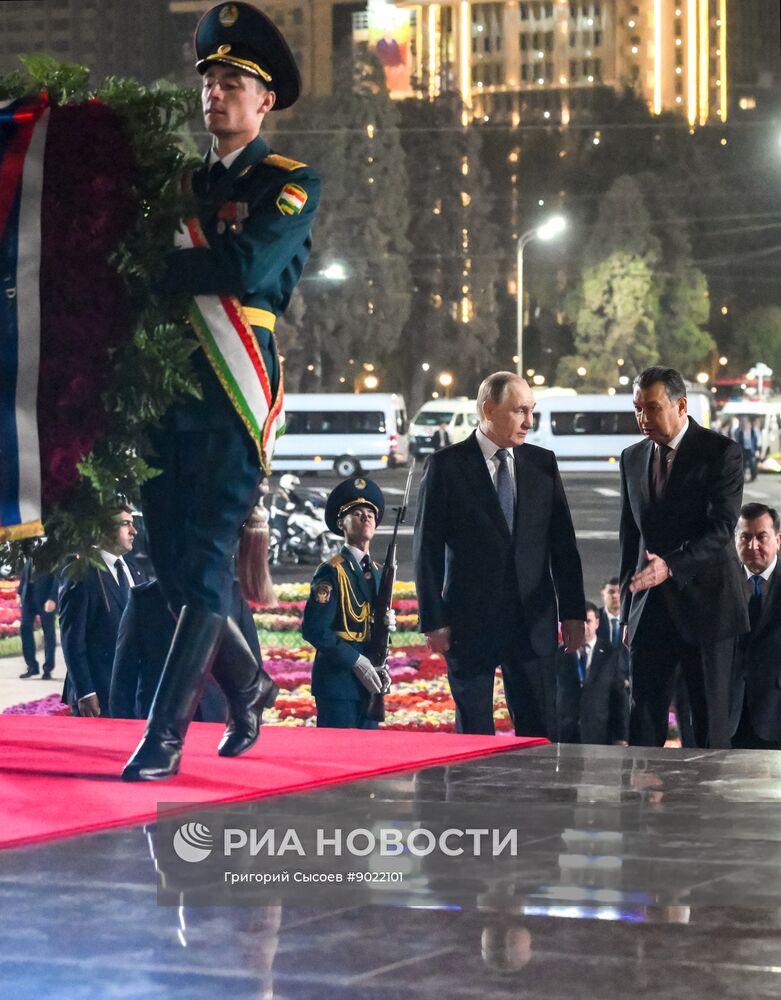 Государственный визит президента Владимира Путина в Таджикистан